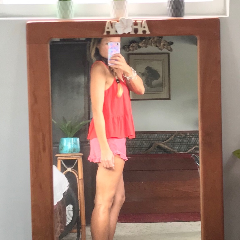 ❤️TOPSHOP RED PEPLUM CAMI/TOP❤️ - Picture 3 of 16